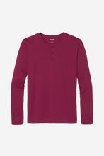 Load image into Gallery viewer, Superfine Long Sleeve Henley